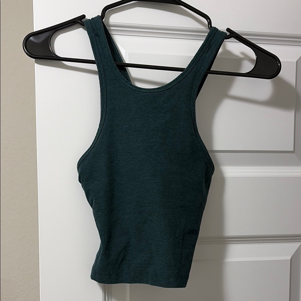 Beyond Yoga green racerback workout top